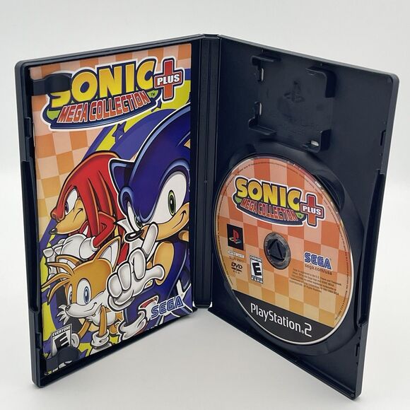 PS2: Sonic Mega Collection Plus (Sony PlayStation 2, 2004) Black Label Complete - Picture 9 of 9